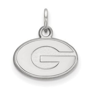 10k White Gold U. of Georgia XS (Tiny) 'G' Charm or Pendant